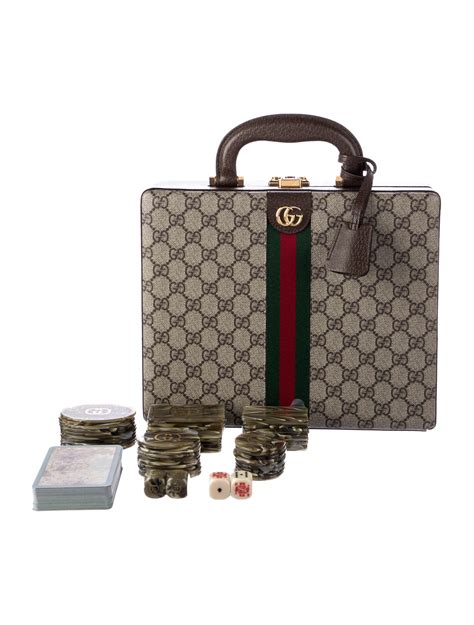 Gucci Decorative Poker set with Web and Double G